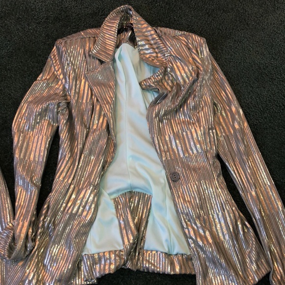 Fashion green blazer set - Picture 4 of 4